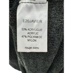 NWT Rouje Paris Womens Javier Dress Short Sleeve Ruffle Neck Knit Black Size‎ 36 Size 6 Photo 4