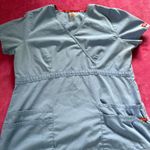 Dickies  Light Blue Scrub Top Photo 0