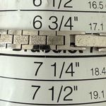 Belair Luxury Vintage Ladies Watch Sparkling White Oval Dial Stainless Bracelet Silver Photo 11