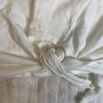 Jun & Ivy Francescas ‎ Ivory V Neck Tie Front Long Sleeve Casual Top Size M Photo 3