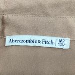 Abercrombie & Fitch Silk Satin Bronze Brown Button Down Mini Shirt Dress Size M Photo 3