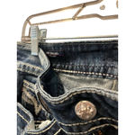 Miss Me The Chelsea Straight Leg Embroidered Embellished Blue Jeans Size 4 Denim Photo 7