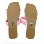 Soda Sandal Slides Women 9 Pastel Pink Braided Flat Square Toe Twee Kawaii Beach Photo 4