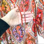 Anthropologie NWT  Farm Rio Mosaic Long Sleeve Maxi Dress XS Photo 6