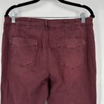 Anthropologie Pilcro The Demilune Boot Utility Flare Pant Plum Size 29” Size 8 Photo 11