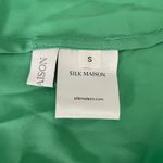 NWT Silk Maison Green Halter Cocktail Silk Maxi Dress S Photo 6