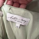 Katie May Jupiter Halter Maxi Gown In Sage Green Photo 9