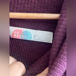 Free People Beach World Traveler Split Back Ribbed Pullover In Plum Photo 7