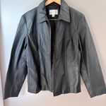Worthington  Black Leather Jacket Photo 3