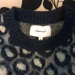 Current/Elliott  The Cali Blue Brushed Leopard Print Sweater $316 EUC 0 Photo 4