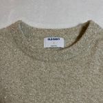 Old Navy  Crewneck Gold Sparkle Knit Sweater Size L Cozy Holidays Party Casual Photo 2