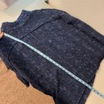 Free People Blue Chunky Knit Nightingale Oversized Pullover Sweater Size Large Photo 8
