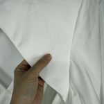 Lulus Elegant Confidence White Satin Flutter Sleeve Cutout Maxi Dress Size M NWT Photo 8