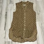 Koch  Silk Metallic Blend Sleeveless Blouse Size XS Photo 0
