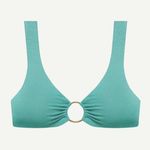 Vitamin A Skylar TOP & Lolita BOTTOM BIKINI SET Aqua Metallic, Size Small, $235 Photo 3