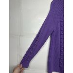 Lane Bryant  Women’s Purple Cable Knit Sweater Size 18/20 Plus Photo 1