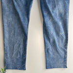 Bandolino  lisbeth raw ankle hem patchwork dyed Capri jeans.  Size 10. Photo 6
