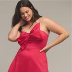 Hutch Anthro  Bow-Tie Maxi Dress, bright pink, Sz 18W Photo 2