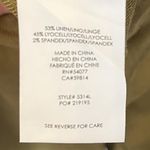 CAbi Pants Womens Size 2 Olive Green Chino Linen Blend Comfortable Everyday Photo 3