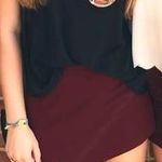 Solemio Crimson Envelope Skort Photo 0