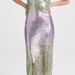 Love Shack Fancy NWT  Grand Disco Ombre Sequined Maxi Dress Sz 10 Photo 0