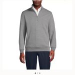 Lands' End  School Uniform Adult Quarter Zip Photo 3