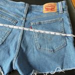 Levi's High Rise Riveted Raw Acid Bleach Stone Faded Coastal Cottage Western Coquette Pastel Photo 5