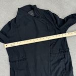 Elodie  Waterfall Linen Blend Cardigan Topper Jacket Black XS Open‎ Photo 12