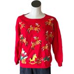 Urban Renewal NWT Urban Outfitters X Vintage Christmas Sweatshirt Photo 2