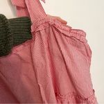 NEW NWT LISA MARIE FERNANDEZ TARGET Plus Size Seersucker Tie Strap Dress Striped Red Photo 7