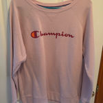 Champion Light Pink Athletic Sweatshirt Photo 0