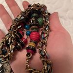ALDO Signed Long Multi Color Costume Necklace Tassel - Adjustable Length Photo 7