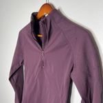 Lululemon  Toasty Tech 1/2 Zip black cherry sweat wicking tech fleece size 4 Photo 6