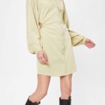 Nasty Gal NWT Missing in Action Cut-Out Shirt Dress Size 6 Photo 1