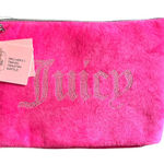 Juicy Couture Luxe travel Cosmetic Women’s Bag and Bottle Pink Velvet Photo 0