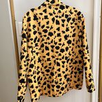 Yellow and black animal print blazer size XL Photo 5