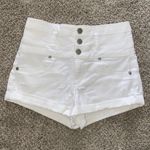 Xhilaration White High-Waisted Shorts Photo 0