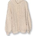 Umgee White Pilcro Hoodie With Pockets Photo 1