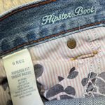 American Eagle Vintage Hipster Boot Cut Jeans Womens 6 Blue Low Rise Distressed Photo 9