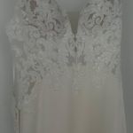 NEW Stunning Wedding Gown Size L Photo 3