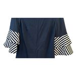 Eliza J ELIZA J Women's Navy Bell Sleeve Rayon Blend Jersey Shift Dress Size 8 Photo 2