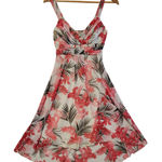 Speechless Y2K Baby Doll High Low Midi Dress Tropical Floral 90s Summer Vacation Size S Photo 0