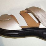 New NIB Womens 11 Revere Geneva Orthotic Closed Heel Sandals Champagne Pretty Gold Photo 5