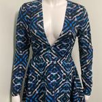 NBD  x Revolve Mirage Dress Turquoise Geo size small NEW Photo 3