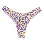 Moana Bikini  Purple and Yellow Leopard Print Bikini Bottom Photo 2