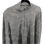Yogalicious  Lux Grey Camouflage Comfy Athletic Crop Stretch Long Sleeve Size XXL Photo 2
