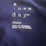 A New Day  Slim Fit Ruched Tube Top Navy Women's S NWT Photo 5