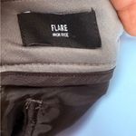 EXPRESS  Heather Gray High Rise Flare Pants Photo 6