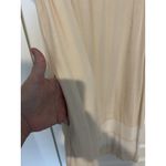 James Perse Los Angeles Women Size 2 US M Empire Dress V Neck Drawstring Tan Photo 5