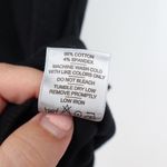 American Giant Black Ribbed Tank Top Basic Made in USA Size S Photo 4